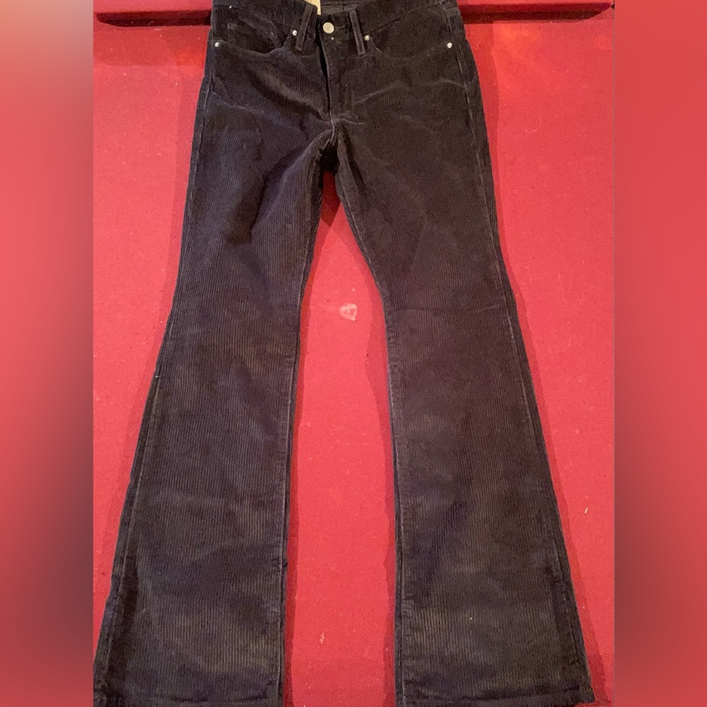 Jeans Bootcut Black Corduroy 315 Shaping 30 x 30 NWT